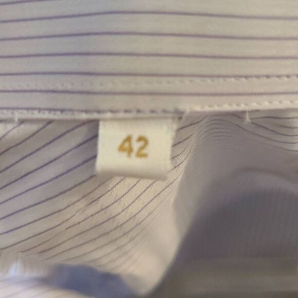 Salvarini Men Button Down Short Sleeve Shirt Size 42 - Picture 3 of 4